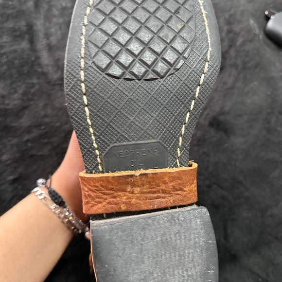 Brown Leather Ankle Boots - Picture 4 of 4